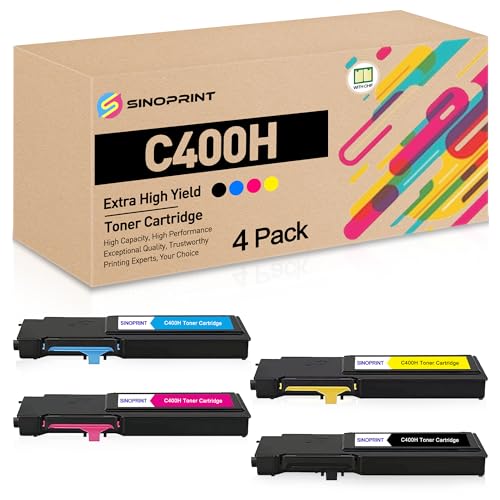 Toner C400 C405 Xerox VersaLink compatible - Lot de 4 cartouches BCMY 106R03512