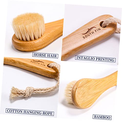 FRCOLOR 3 Pecas Escova De Cuidados De Limpeza Escova Corporal Para Banho Seco Purificador De Poros E