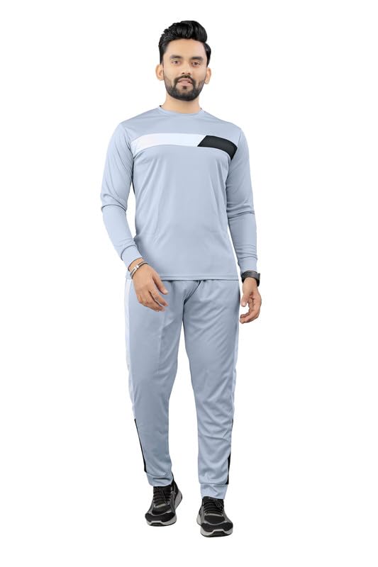 Men’s Long Sleeve Nylon Tracksuit – Lightweight-DIAMOND WITH COLOR BLACK 27-P3-image-9