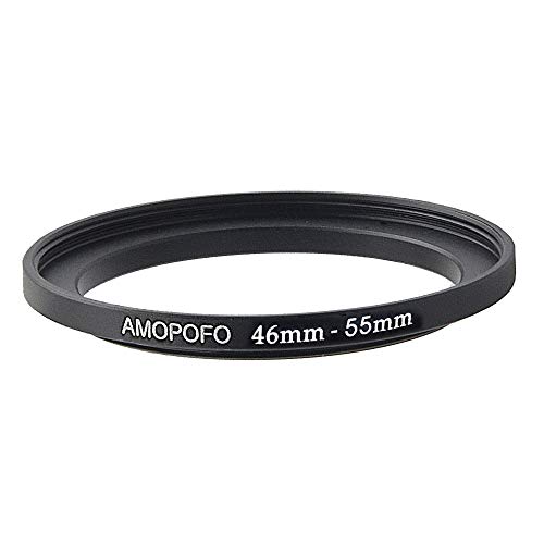 Image of 46mm Lens to 55mm Camera Filter Ring Compatible with for All Brands 46mm Lens and 55mm UV,ND,CPL Camera Filter Accessories