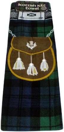 Scottish Tartan Insakilt Summer Beach Towel - Blue Plaid Towel That Doubles As A Kilt | 75cm X 150cm, 100% Cotton