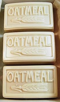 3 Pk Oatmeal Soap - Goatmilk & Shea Formula - Fragrance Free - 4 oz bars