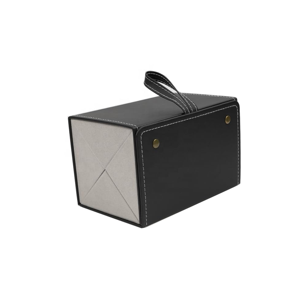 Foldable Sunglasses Organiser PU Leather 4-Slot Hanging Case-image-39