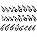 24pcs Fishing Rod Tip Repair Kit with Stainless Steel and Ceramic for Ring Guides, Mixed Size Replacement Guide Tips for Lure Fishing Rods