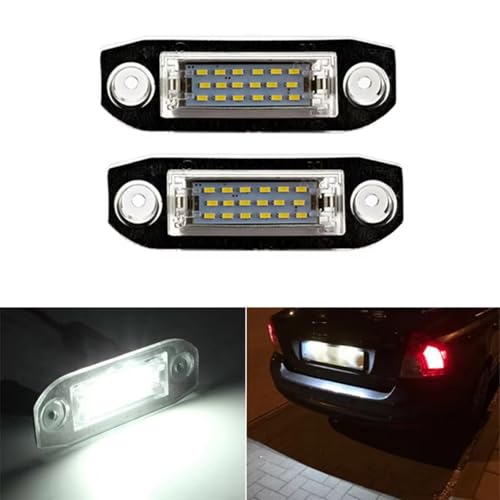 Luz de matrícula impermeable 12V para actualizar iluminación de Volvo S80 4