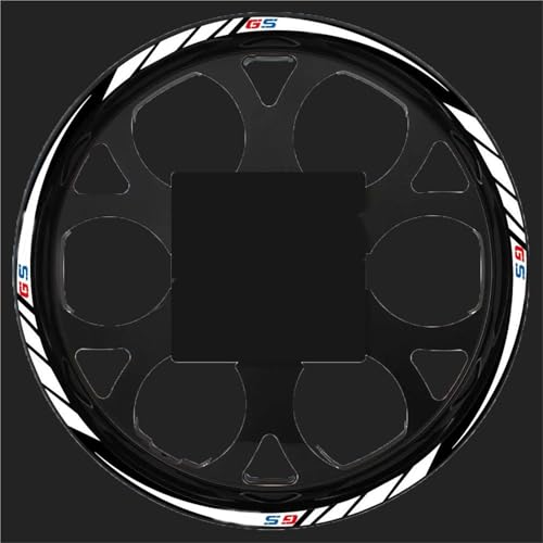 Autocollant de roue moto jaune pour jantes BMW GS 1200 1250 F 650