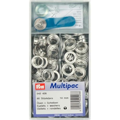 Œillets et Rondelles Prym Argent 14mm mercerie couture rideau