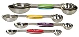 Prepworks by Progressive Snap Fit Measuring Spoons, Stainless Steel - Set of 5
