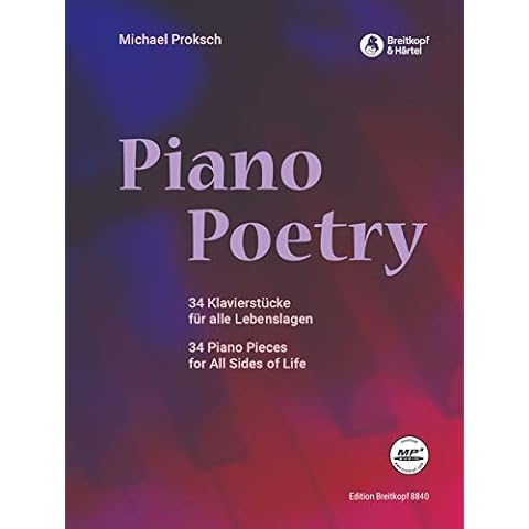 Piano Poetry - 34 Piano Pieces for All Sides of Life - Piano - (EB 8840): 34 Klavierstücke für alle Lebenslagen Cover