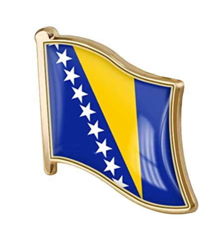 Image of vmcoatdu Country Flag Pin Badge International Travel Brooch Metal Alloy Souvenir Pin for Hat Clothes Backpack