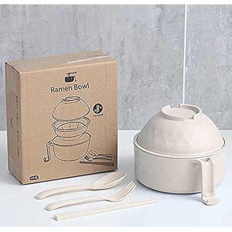 Ramen Cooker with Ramen Bowl Set - College Dorm Room Essentials
