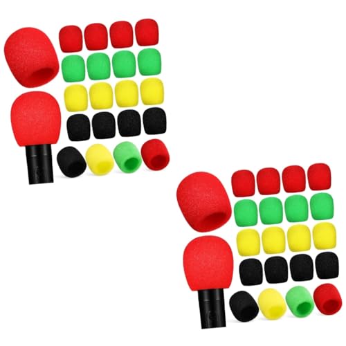 Couvre-microphones colorés pour animer vos soirées KTV et vos conférences de presse