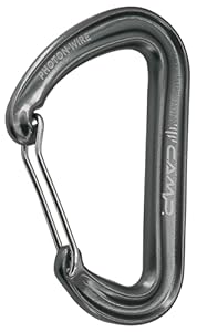 C.A.M.P. Photon Wire D-Form Normalkarabiner Rotguss