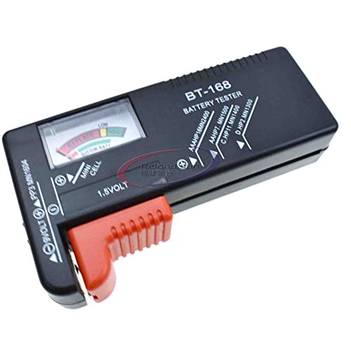 BT-168 AA/AAA/C/D/9V/1.5V Batteries Universal Button Cell Battery Colour Coded Meter Indicate Volt Tester Checker BT168