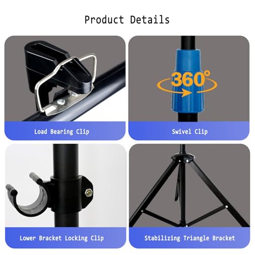 Pantalla portátil para proyector HD 72" 16:9 miniatura 4