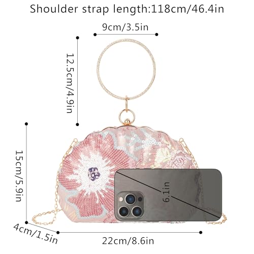 Image of Women Seashell Evening Bag Purse Mermaid Chain Strap Clutch Handbag Shoulder Bag | Seashell
