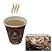 Tsyware 100 Pack Quality Disposable Paper Hot Coffee Cups, Perfect For Hot Drinks Tea & Coffee, Coffee Shops And Bars (8 oz)