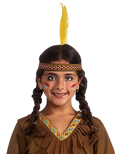 Disfraz de niña nativa americana talla M miniatura 2