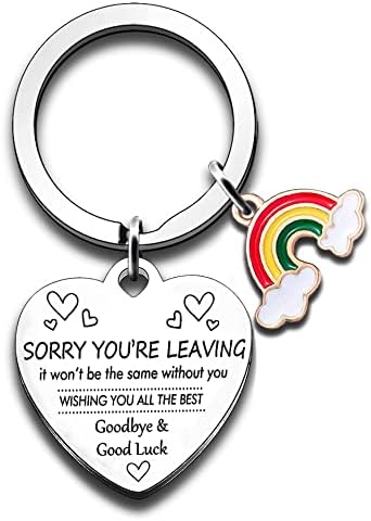 Nimteve Leaving Gifts for Colleagues Women Men Keyring Good Luck Gift New Job Gifts Going Away Presents for Colleagues Sorry your Leaving Gifts