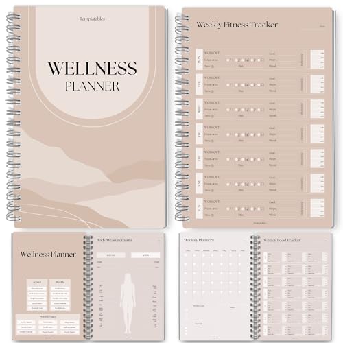 Journal de bien-être Lux A5 avec papier épais pour objectifs et fitness