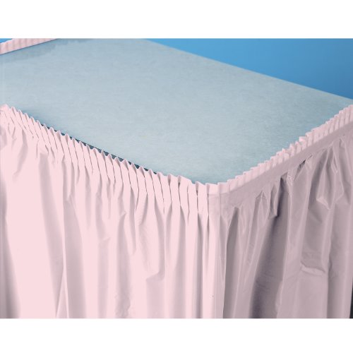 Creative Converting Kunststoff Tischrock 14-Fuß Pink