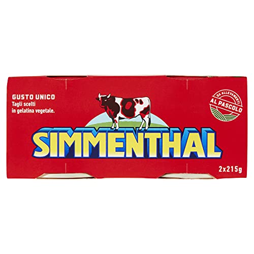 Simmenthal Carne di Bovino Magra Lessata con Gelatina Vegetale e