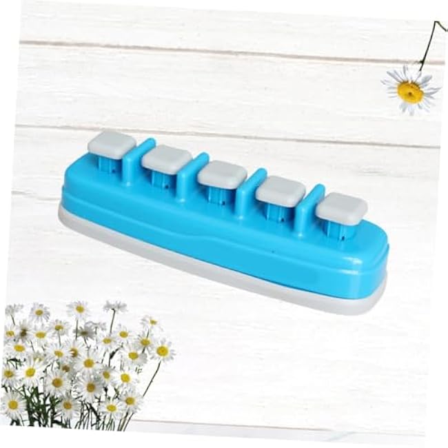Totority Piano Finger Trainer Blue Moderate Finger Exerciser for Hand Grip Strength and Dexterity for Musicians and Athletes Portable Hand Exercise Tool for Flexibility and Mobility