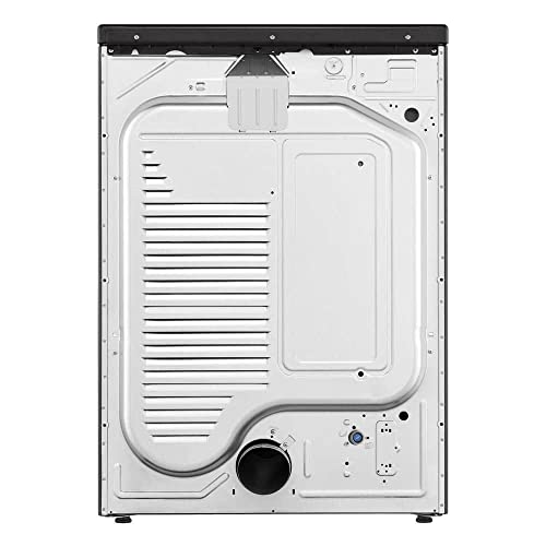 Image of LG DLGX4201B 7.4 Cu. Ft. Black Steel Smart Front Load Gas Dryer with TurboSteam