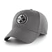 OTS NFL Pittsburgh Steelers Comer Center Stretch Fit Hat, Charcoal, Medium/Large