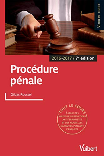 Télécharger Procédure pénale (Vuibert Sup Droit) Francais PDF