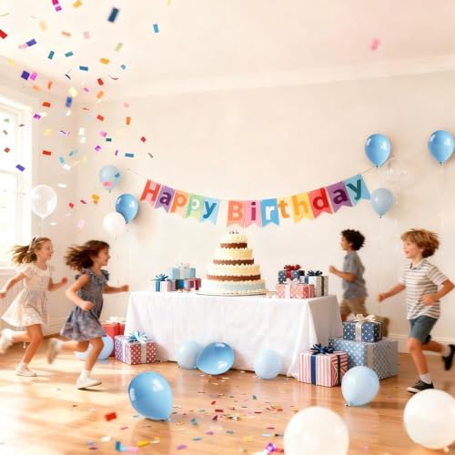 Image of Blue White Clear Balloon, 30pcs 12 Inch Dusty Blue Balloons Macaron Light Blue Matte White Transparent for Gender Reveal Bridal Baby Shower Birthday Party Decorations