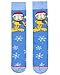 Bioworld Garfield Socks Men's Holiday Inspired Snowflake and Santa Hat Novelty Mid-Calf Adult Crew Socks 1 Pair