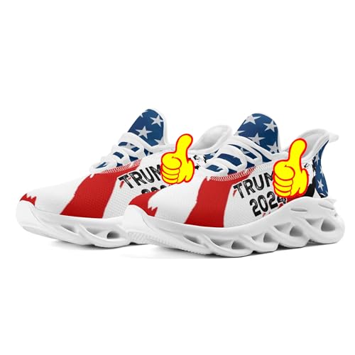 Patriogee Patriotic American Flag Shoes for Men