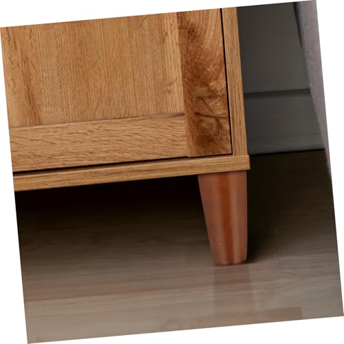 Patas de madera para muebles de salón y dormitorio pack de 4 unidades marca UKCOCO 7