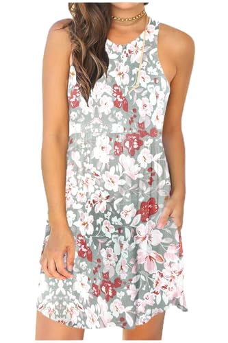 Image of HiMONE Vacation Dresses for Women 2025 Summer Dress Women's Casual Sundresses Casual Beach Petite Sun Dress XS-2XL