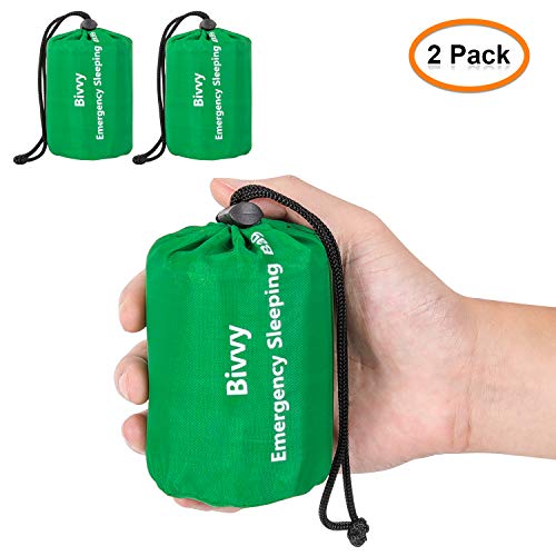 Zmoon Emergency Sleeping Bag Waterproof Lightweight Thermal Bivy Sack Survival Blanket Bags Portable
