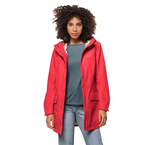 Jack Wolfskin Damen Outdoormantel Cape York Paradise rot S