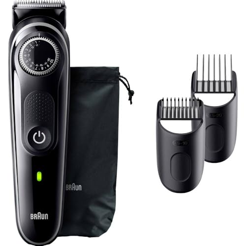 Braun Recortadora De Barba Series 3, Máquina Cortar Pelo, maquina de afeitar,Cortapelos Hombre con Lámina Ultraafilada, 40 Ajustes De Longitud, Recargable, 80 Minutos De Autonomía, BT3440 Braun Recortadora De Barba Series 3, Máquina Cortar Pelo, maquina de afeitar,Cortapelos Hombre con Lámina Ultraafilada, 40 Ajustes De Longitud, Recargable, 80 Minutos De Autonomía, BT3440
