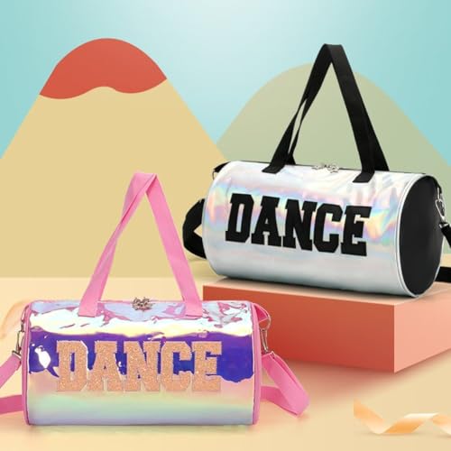 Bolsa de baile de ballet infantil y bolsa de gimnasio de lona impermeable 5