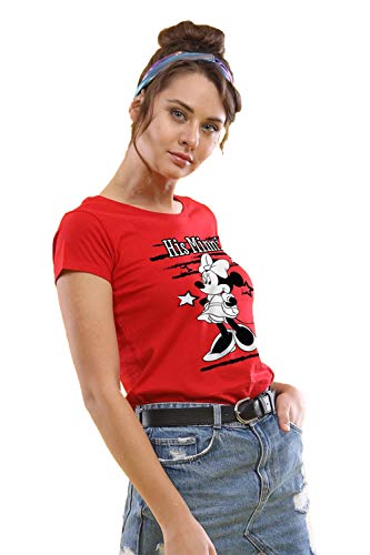 Image of Bon Organik Her Mickey His Minne Disney Tees for Couple