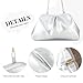Syrads Bolsos de mano de cuero PU suave para mujer Bolso de noche formal Bolso de mano elegante Imagen de Syrads Bolsos de mano de cuero PU suave para mujer Bolso de noche formal Bolso de mano elegante