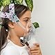 No-Slip Nebulizer Kopfband für Cool Mist Inhalator Secure Adjustable Mask Strap Maskenhalter für Kinder Kinder Nebulizer Maske Zubehör Kopfbänder (Florales Muster)