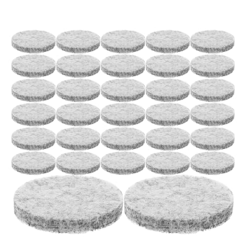 Hemobllo Almohadillas Difusoras de Algodón Redondas 30 MM 100 Piezas para Difusores de Aceites Esenciales y Collares Aromáticos Uso Diario