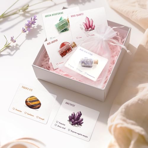 26% Off MACEVIA 36-Piece Mini Healing Crystal Jars Set - Image 3