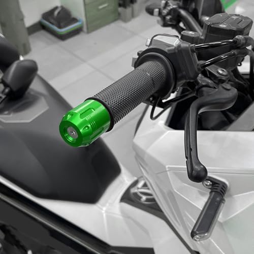 Image of Motorcycle Bar Ends Plug,CNC Handlebar bar Ends Plugs For Ninja400 Ninja500 /1000 /400R /250 /1000SX ZX6R Z650 Z900 Z400 ZX14R ZX10R ZX600 ZX636 ZX4RR ZX4R ER-6n ER-6f GSXR600 750 1000 and other models