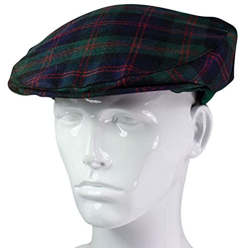 Casquette plate tartan confortable et ajustable pour tous - 2