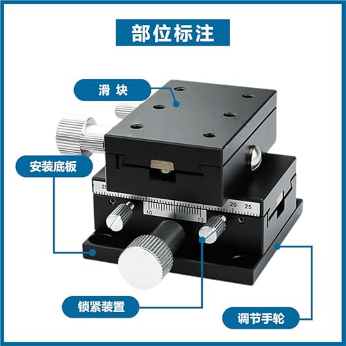 Table coulissante axe XY Z E-EIL36-50 stable anti-vibration