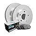 R1 Concepts Rear Brakes and Rotors Kit |Rear Brake Pads| Brake Rotors and Pads| Euro Ceramic Brake Pads and Rotors WFTN1-42030
