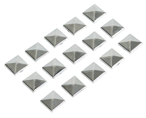 TRASPORTO GRATUITO IN ITALIA Lampa 07214 - Borchie Decorative cromate adesive, 10 x 10 mm, 15 Pezzi