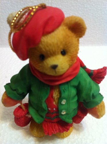 Cherished Teddies Bear With Dangling Mittens Ornament 177768